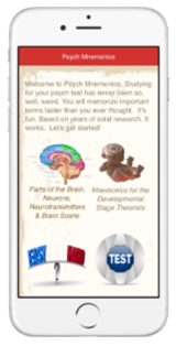 Psych Mnemonics App iPhone