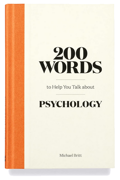 Cover of the 200 Words psychology book.