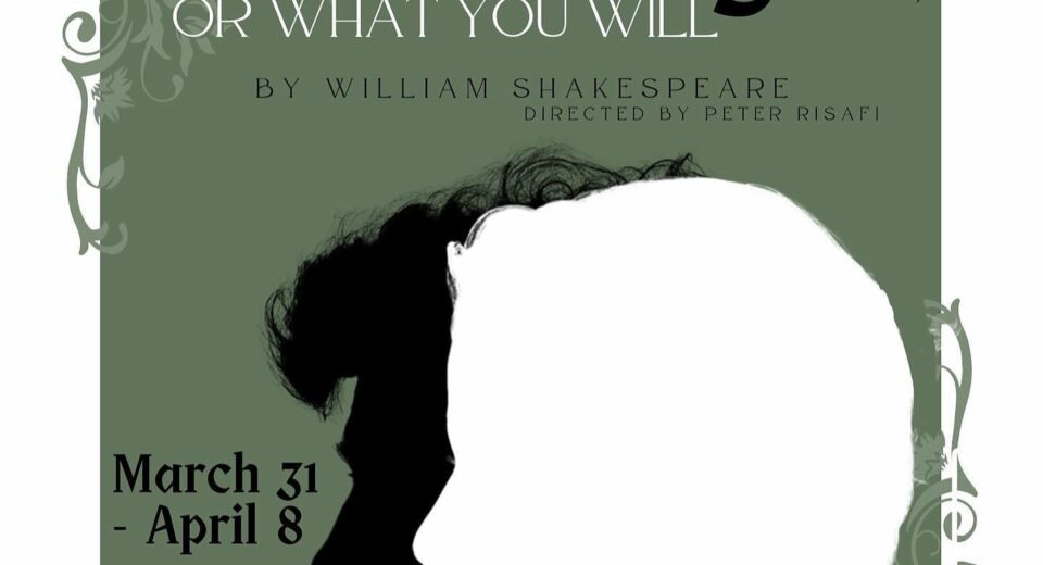 Image of twelfth night play poster used to discuss a memory technique.